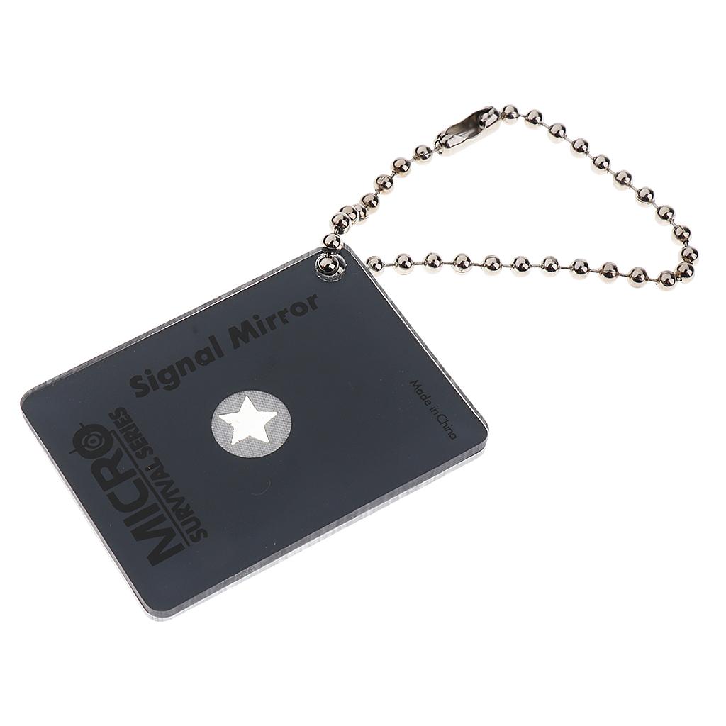 Survival Reflector Mirror Acry - Signal Mirror Rescue ulasan dan harga
