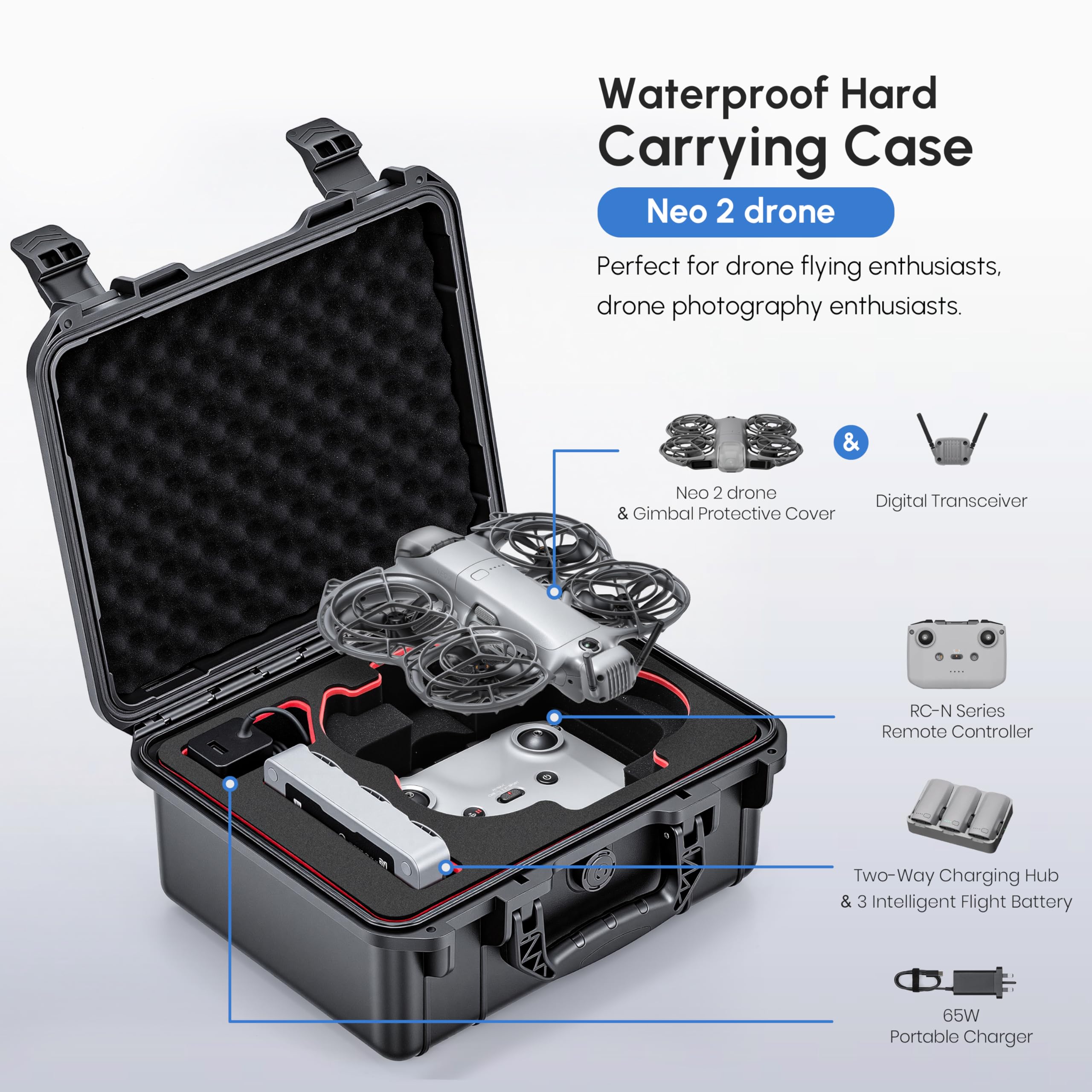 NEO 2 Case,Waterproof Hard Car - Outdoor Adventure Box ulasan dan harga