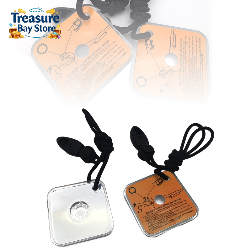 Outdoor Survival Signal Mirror - Signal Mirror Rescue ulasan dan harga