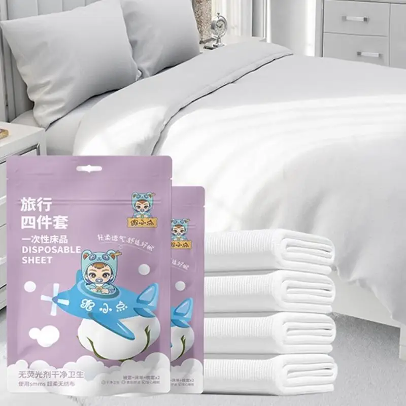 1Set Disposable Bed Sheets Cov - Outdoor Adventure America ulasan dan harga