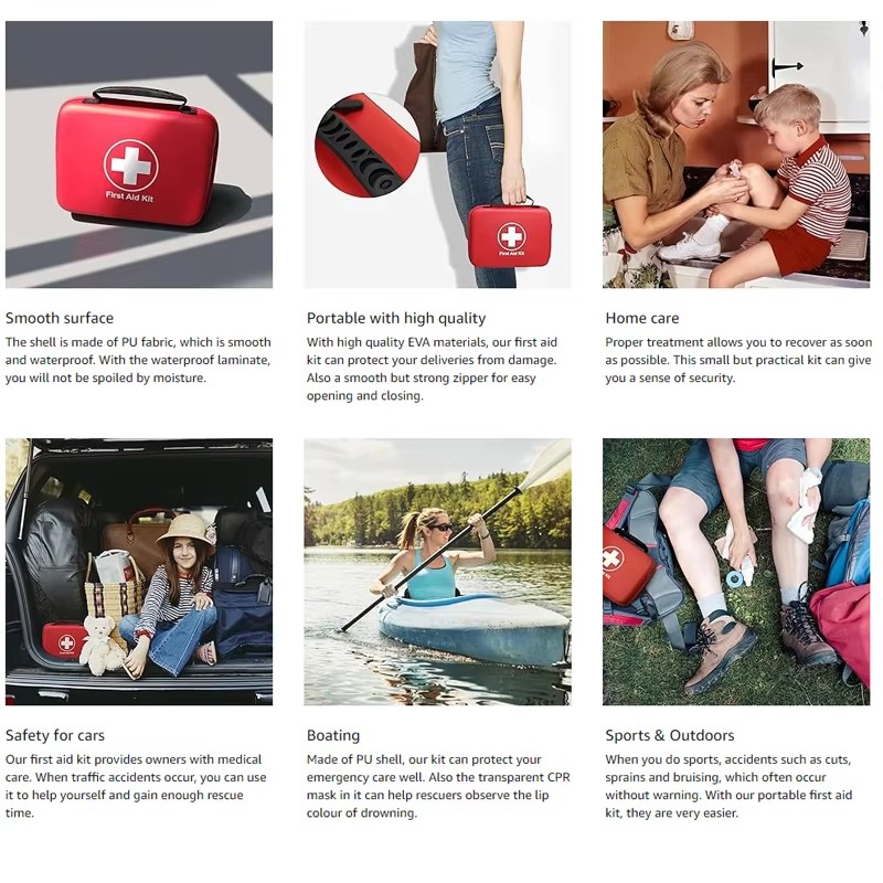 Portable First Aid Kit For Out - Outdoor Adventure And Travel ulasan dan harga