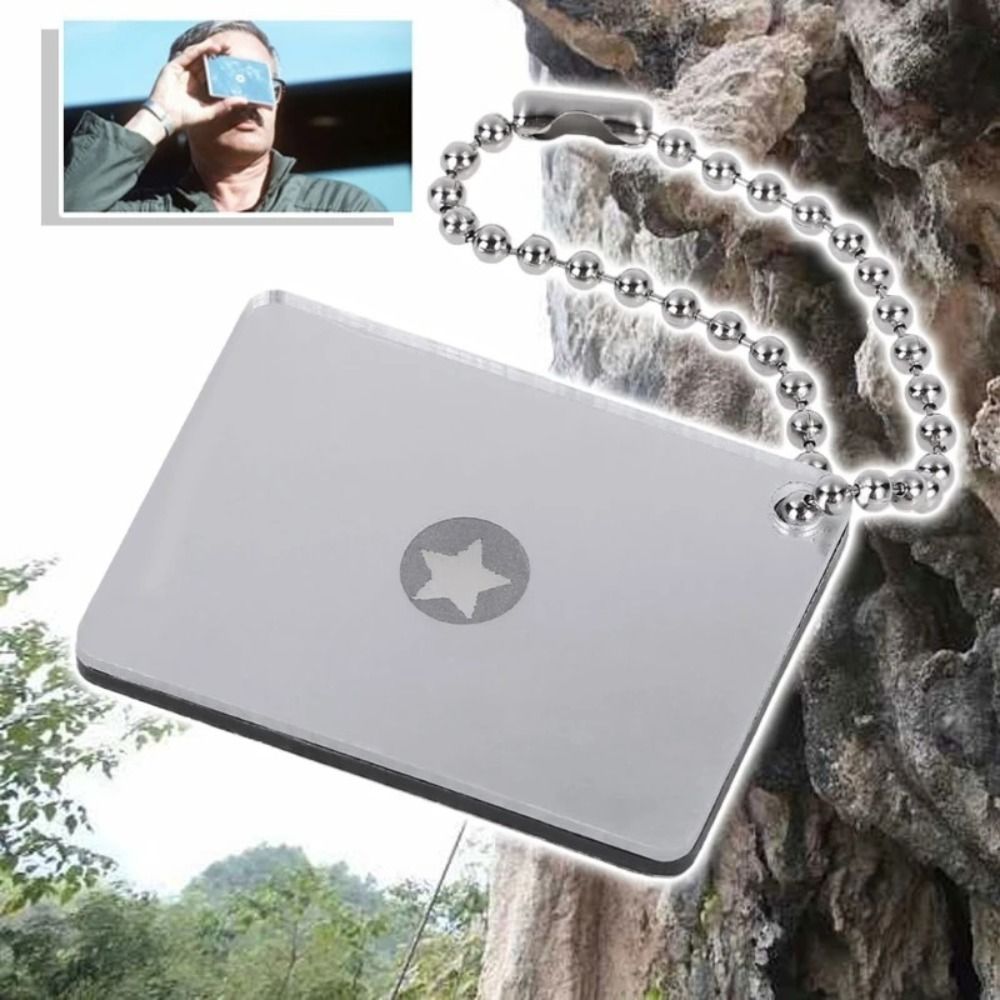 Reflective Outdoor Signal Mirr - Signal Mirror Rescue ulasan dan harga