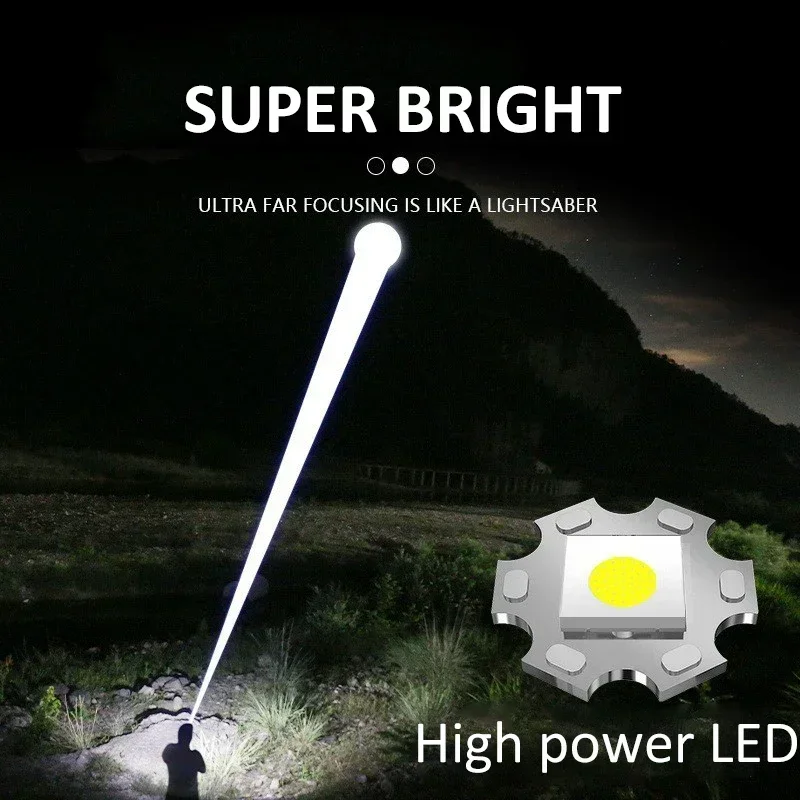 900000LM Powerful LED Flashlig - Outdoor Adventure And Travel ulasan dan harga