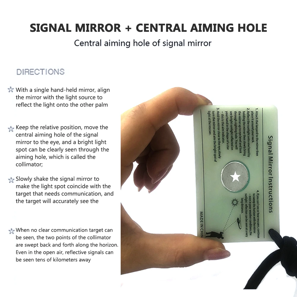 Multifunction Survival Marine  - Signal Mirror Rescue ulasan dan harga