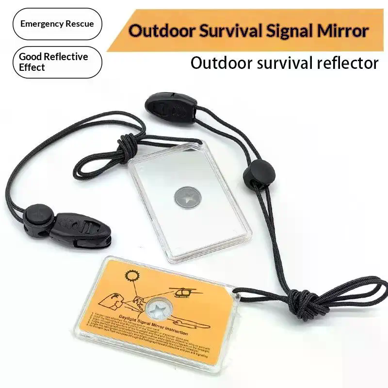 Outdoor Survival Signal Mirror - Signal Mirror Rescue ulasan dan harga