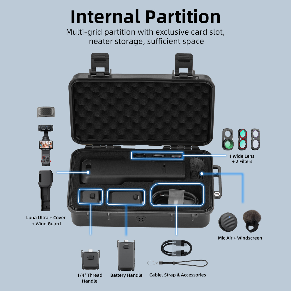 Suitcase For INSTA 360 Luna Ul - Outdoor Adventure Box ulasan dan harga