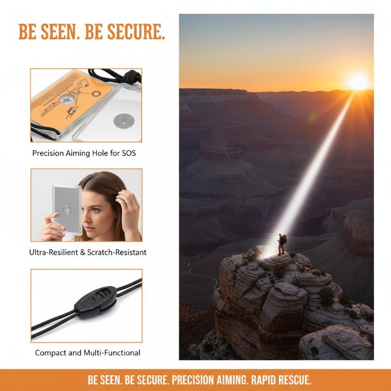 Outdoor Survival Signal Mirror - Signal Mirror Rescue ulasan dan harga