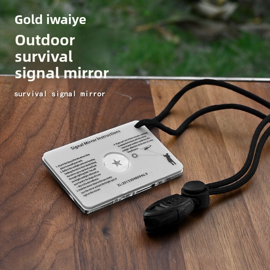 1PCS Outdoor Kayak Survival Si - Signal Mirror Rescue ulasan dan harga